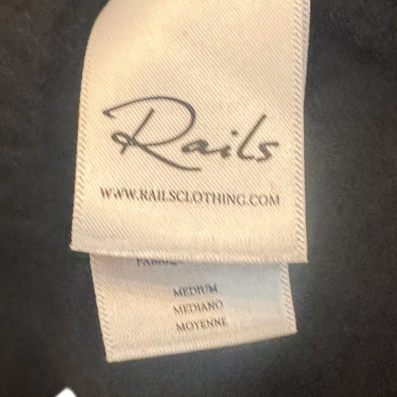 Rails Black Ruby Lightning Storm Sweater, Size Medium, Wool Cashmere Sweater - Picture 6 of 9